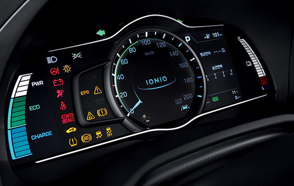 Triple-mode virtual cluster (7” color LCD)