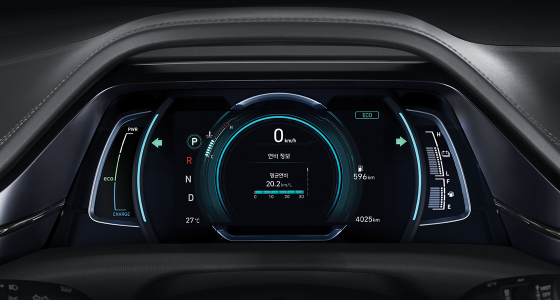 Dual mode virtual cluster - Sport mode
