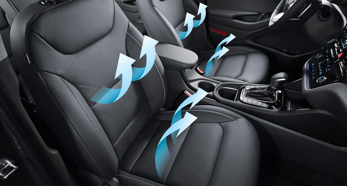 Front seat ventilation