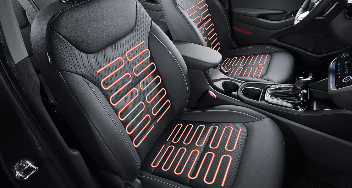 Heated front seats
