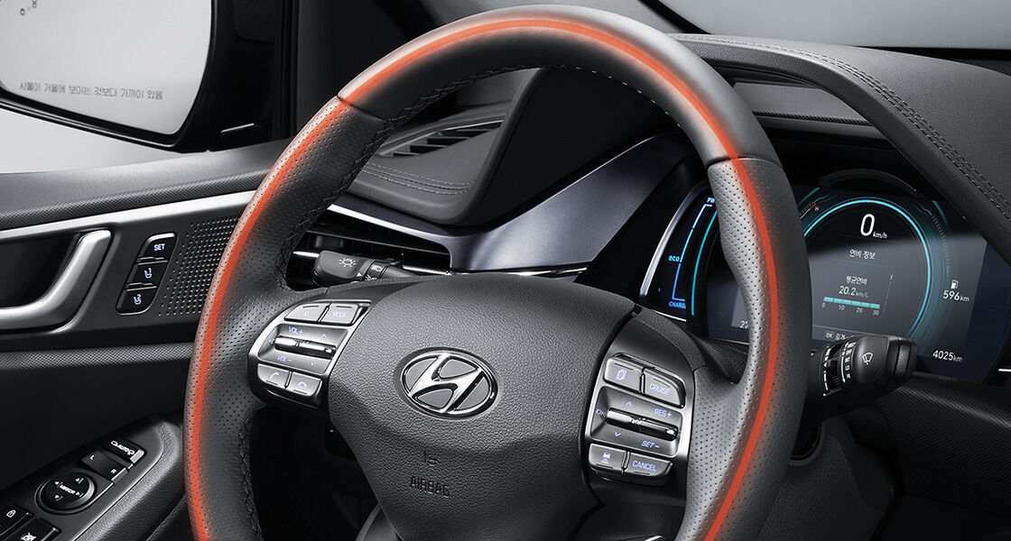 Heated steering wheel