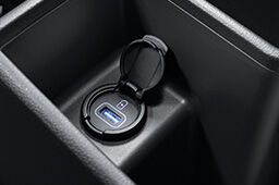 USB charging port (center console)