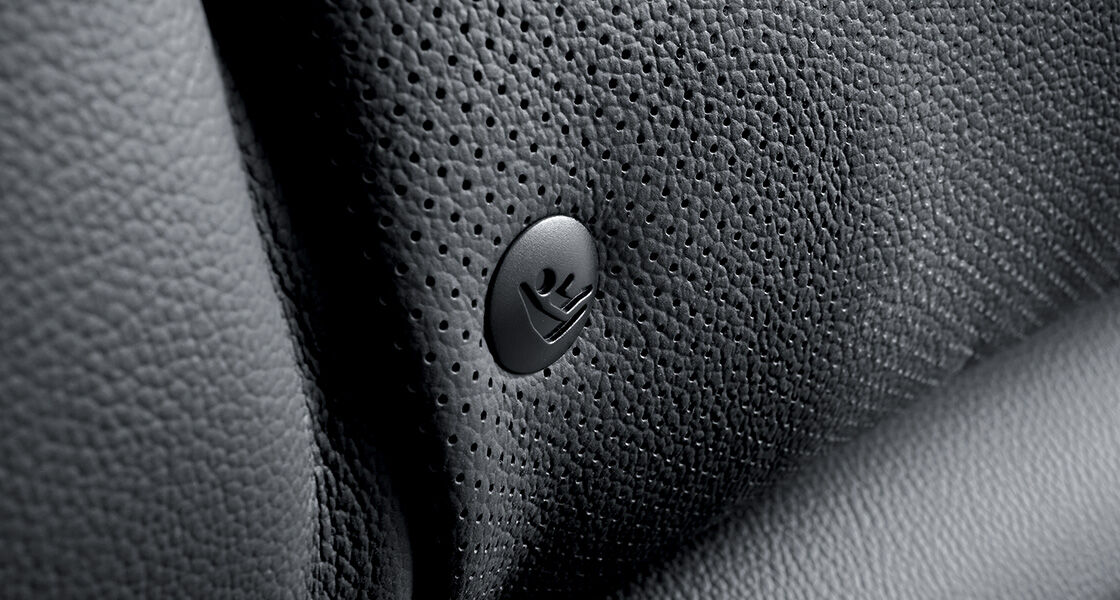 KONA Tether structure for child safety seat in the rear seats