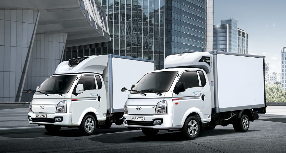 포터2 특장차 하이냉동탑차 / 초저온 냉동탑차