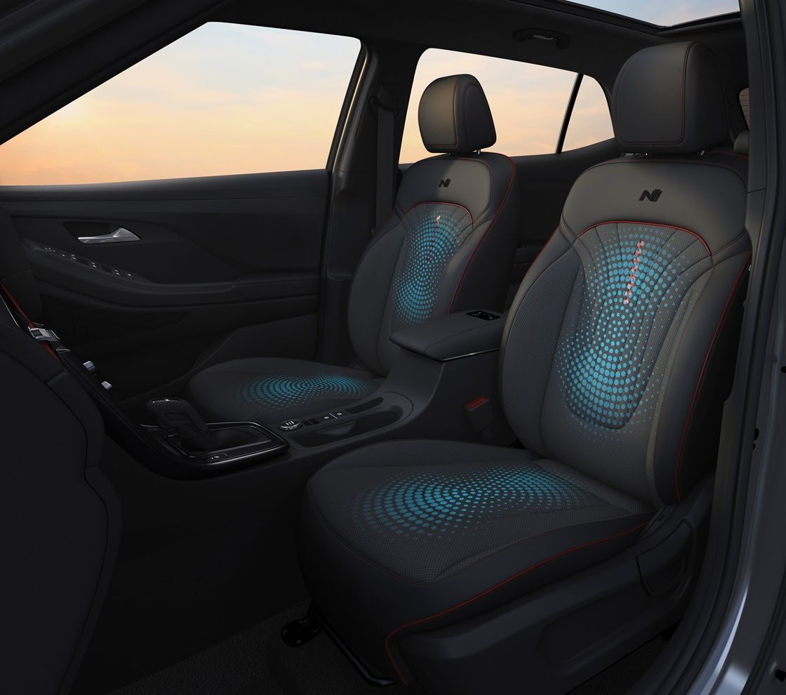 front row ventilated seats