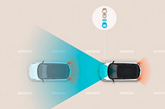 Assistance à l’évitement de collision avant