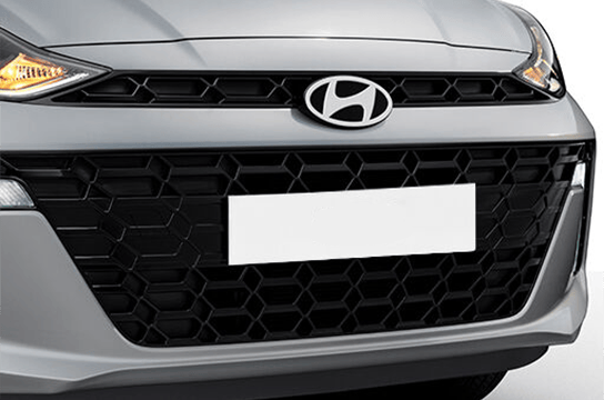 Calandre avant nid d’abeille