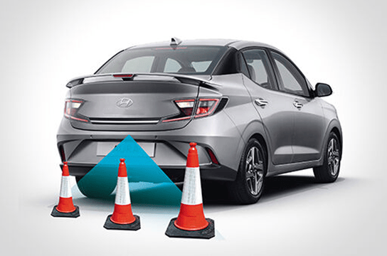 Caméra arrière avec affichage sur l'écran audio