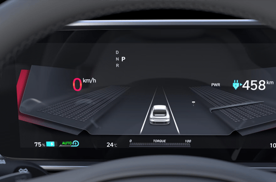 Chargeur 11 kW embarqué.