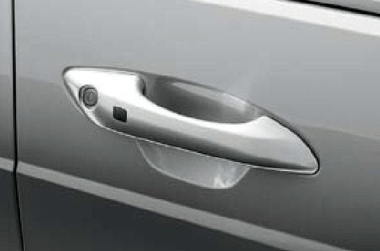 Poignées de porte chromées