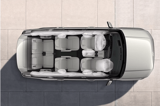 8 airbags pour une sécurité haut de gamme