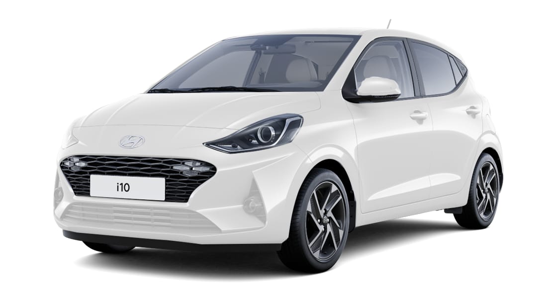 Hyundai i10 FL 2021 blanche