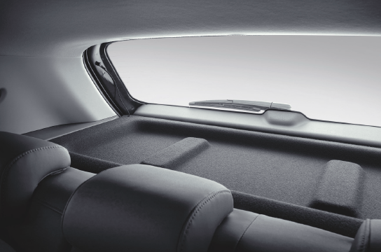 Couvre-bagages arrière