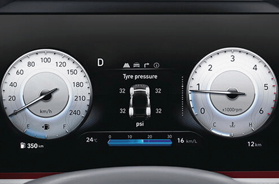 Système de surveillance de la pression des pneus : Highline