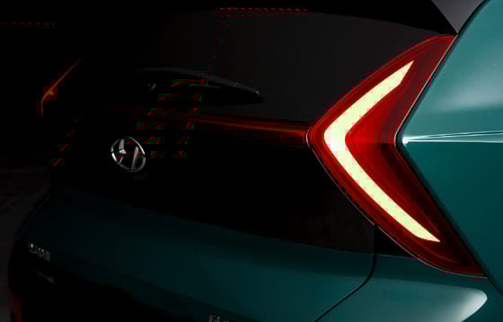 Signature lumineuse LED.
