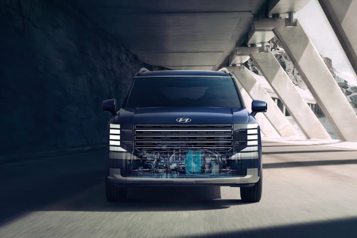 Using the V2L feature to power devices during outdoor activities.