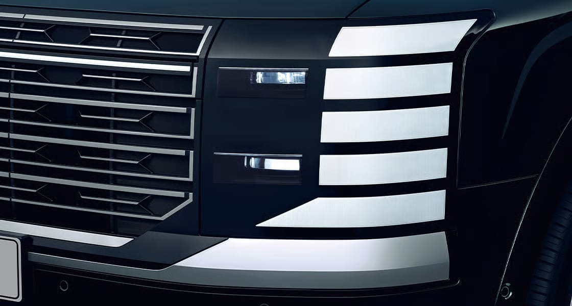 Close-up of the Full LED Headlamps