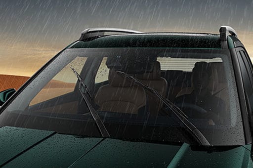 Rain sensing wipers