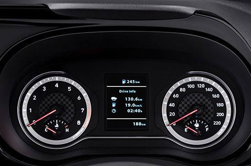 Speedometer with multi-info display