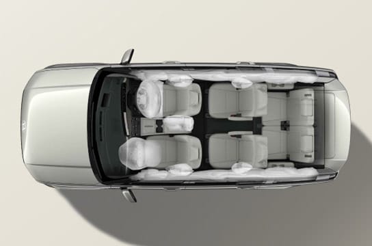 The all-new SANTA FE 10 Airbags