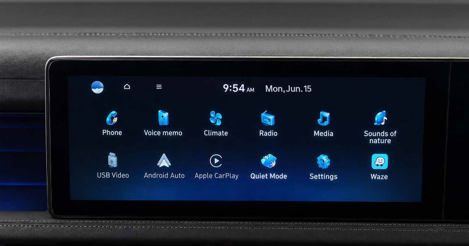 10.25” Multimedia Player with Apple CarPlay™ and Android™ Auto connectivity