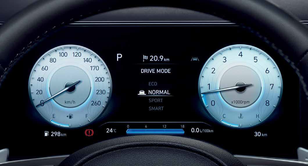 10.25” Digital Meter Cluster