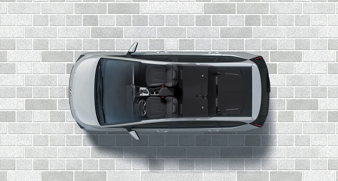 2nd-and 3rd-row folded