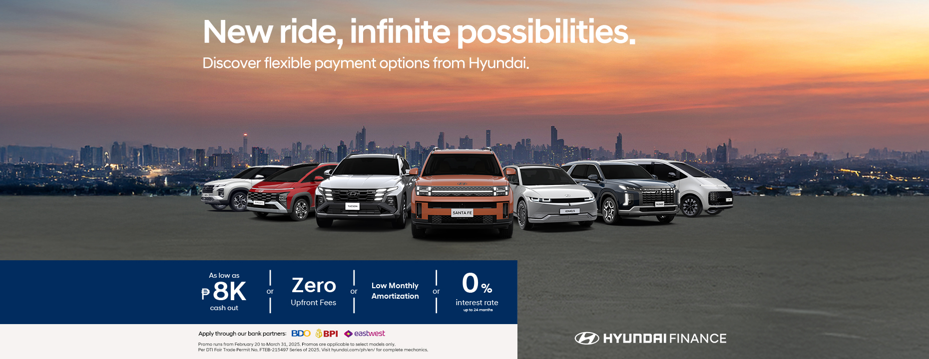 Hyundai Finance Cash Savings Promo