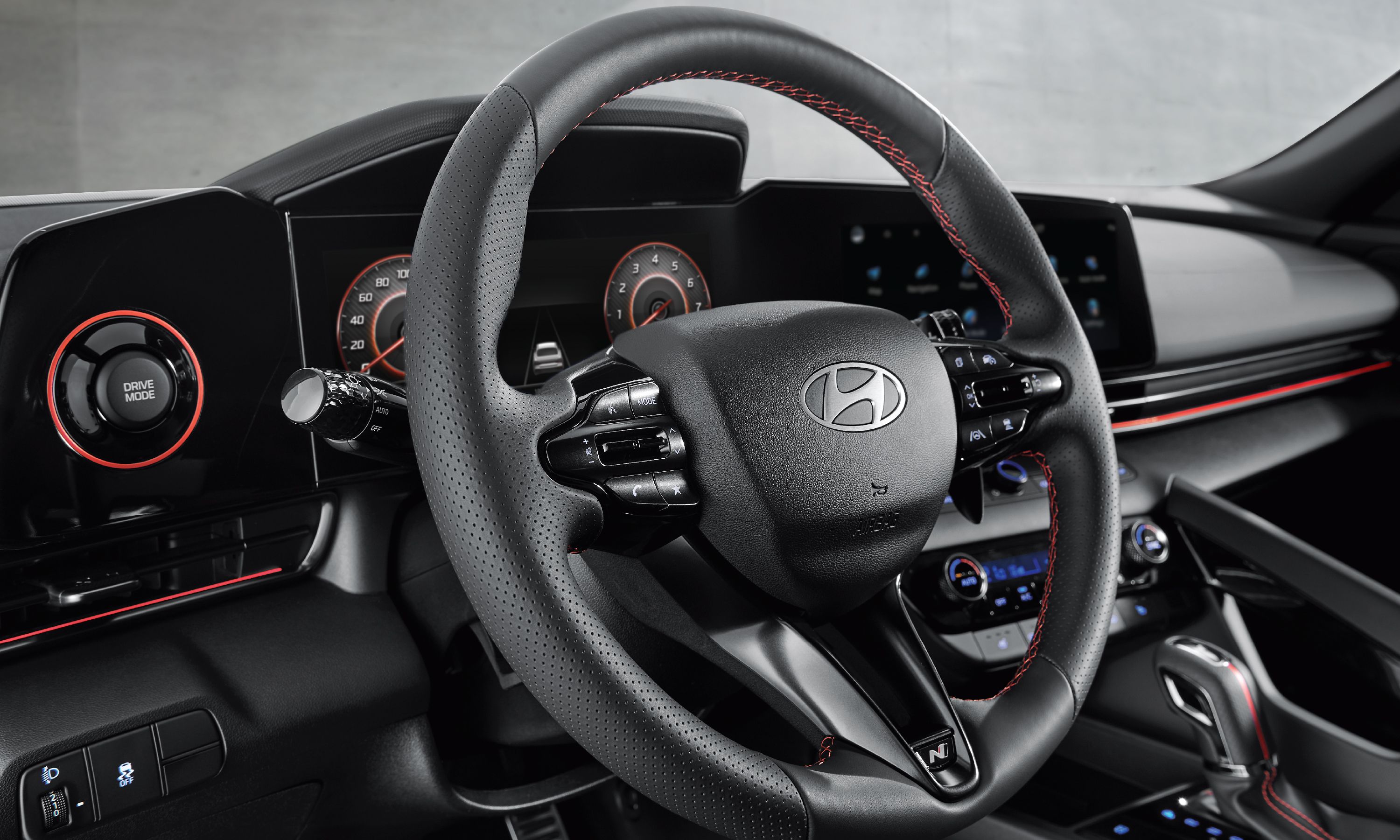 N-Line-Exclusive-Semi-punching-Leather-upholstered-Steering-Wheel 