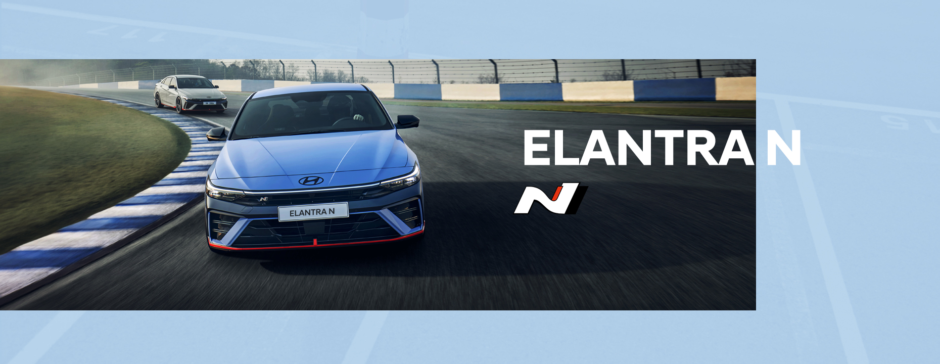 Elantra N in a race track