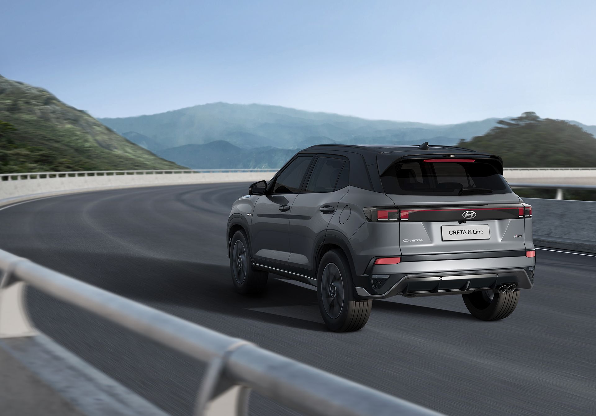 New CRETA rear running shot