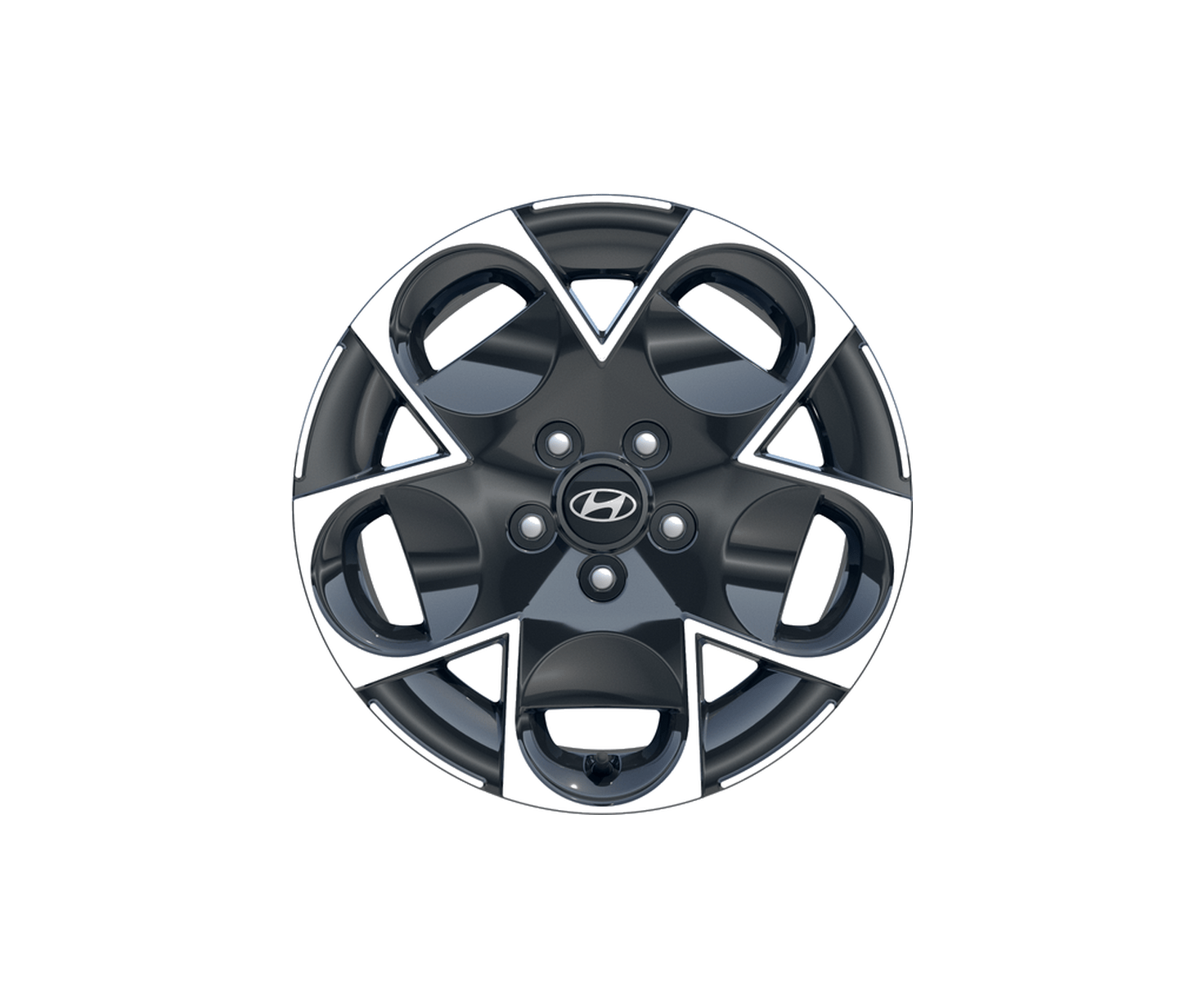 Nahaufnahme eines 17-Zoll Leichtmetallrads am Hyundai IONIQ 3.