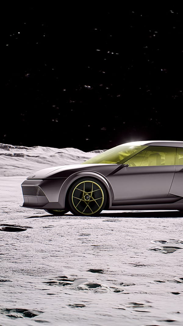 Konseptbilen Concept THREE. Foto.