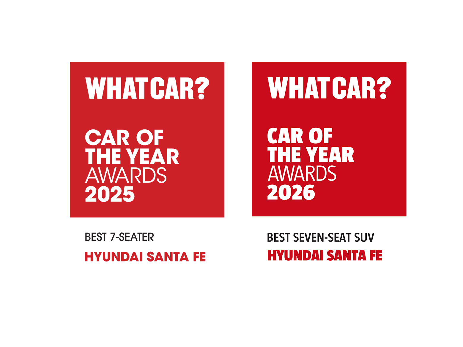 SANTA FE What Car Award Logo