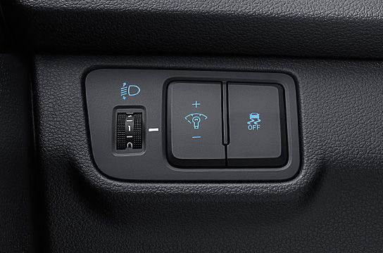Rheostat and electronic stability control off switch