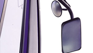 image of out side rear view mirror