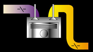 illustration of exhaust brake system mechanism