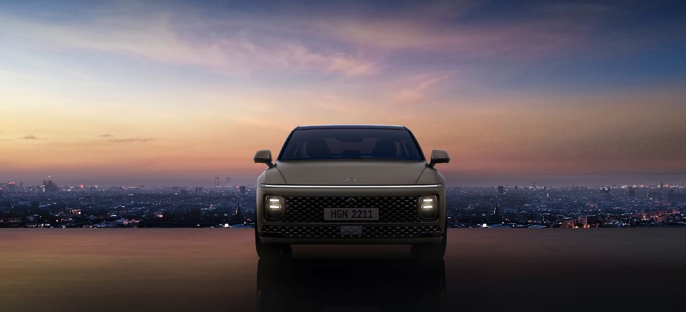 Sunset behind the AZERA