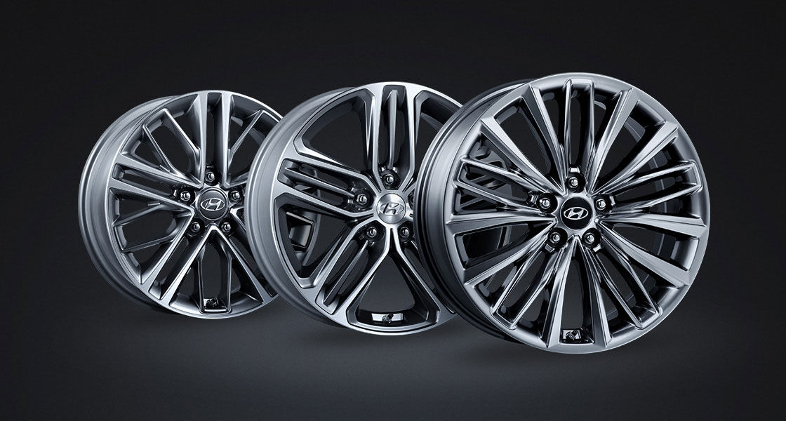 Wheels in different inches