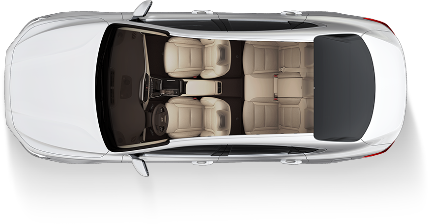 Beige two-tone car seat