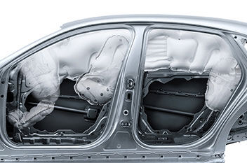 9 Airbag system simulated
