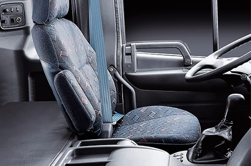 driver seat belt buckled up