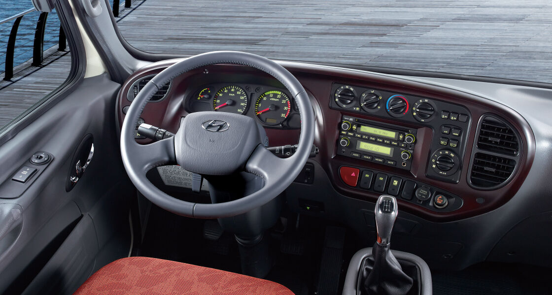 image of county dashboard and driver seat design