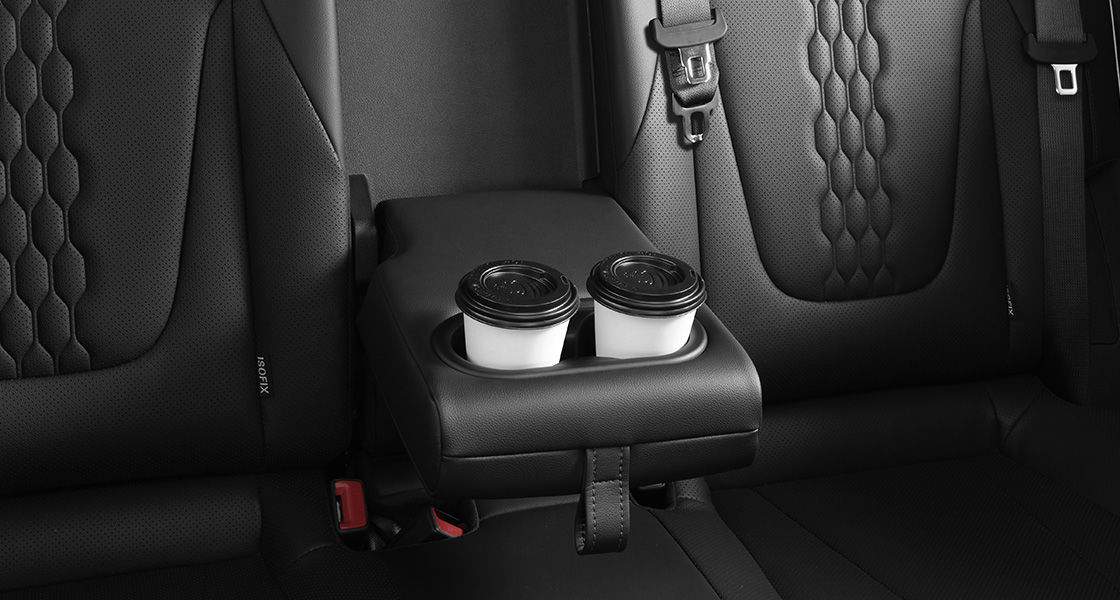 Rear Center Armrest with Cup Holders