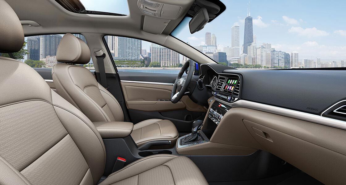 elantra 2019 interior