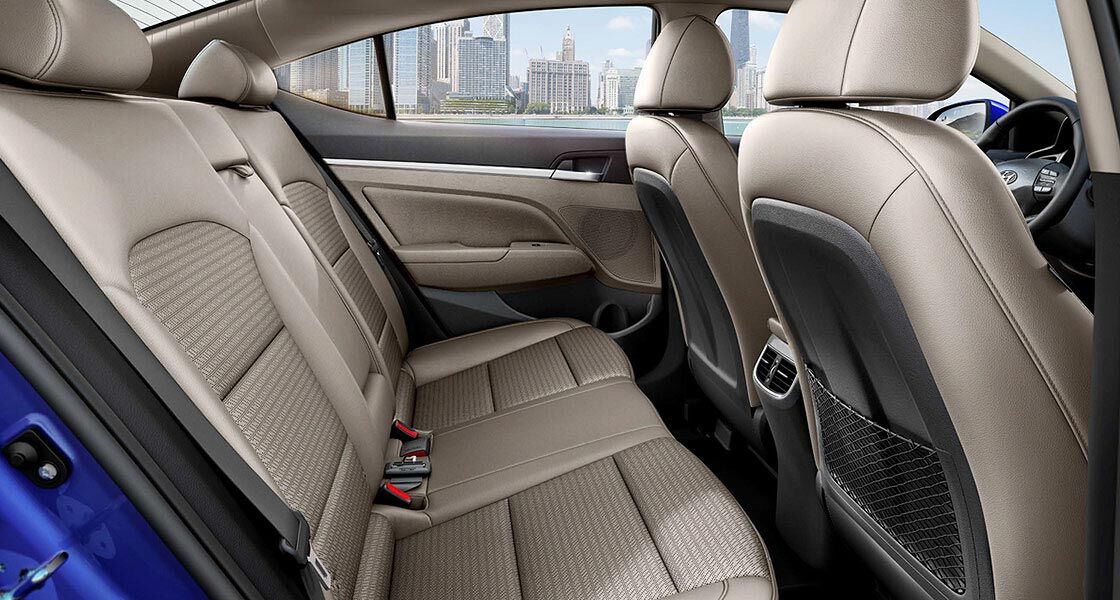 elantra 2019 interior back seats