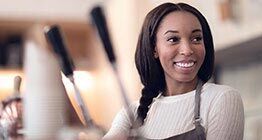 smiling woman