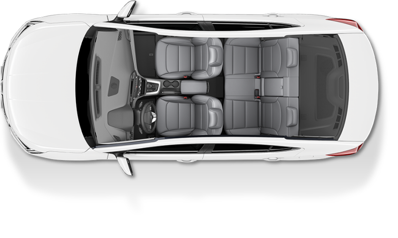 Gray Two-tone car seat