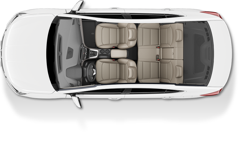 Beige Two-tone car seat