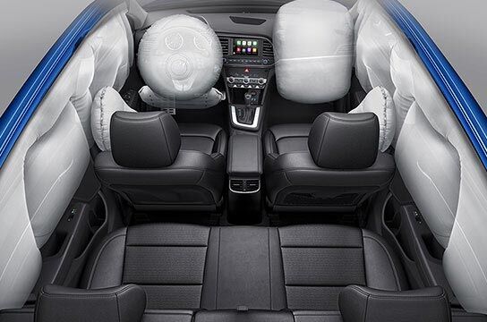 airbag system / driver seat’s knee airbag